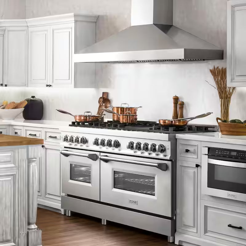60 in. 500 CFM Convertible Wall Mount Range Hood in Stainless Steel J255