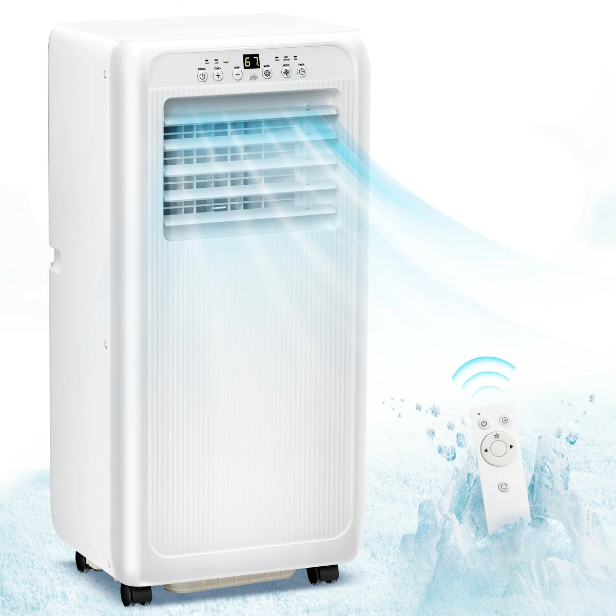 5000BTU Portable Air Conditioner 3 in 1 with 24-Hour Timer J67573