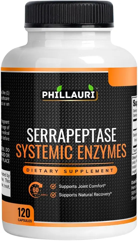 Serrapeptase Systemic Enzymes Supplement Pack of 1 B28086