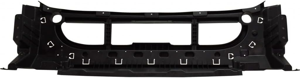 Painted Gray Front Bumper Reinforcement with Vent Hole E690617