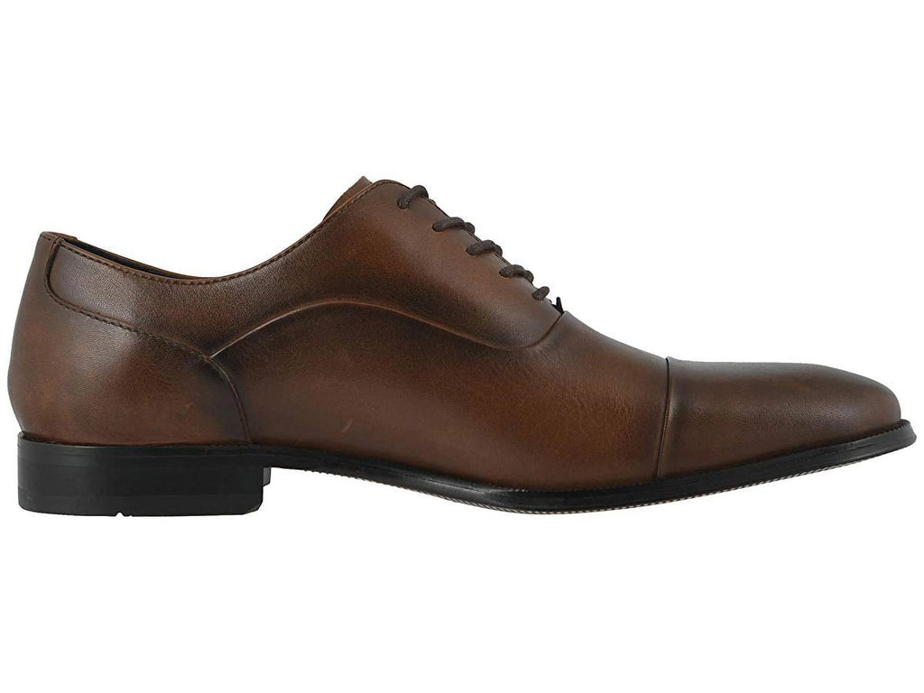 Cognac Cap Toe Oxford Shoes Q9345