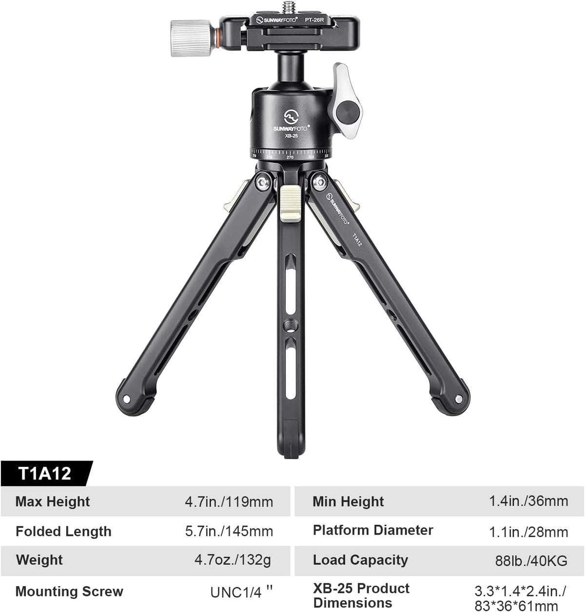 Mini Tripod Kit for DSLR Camera C71593