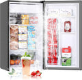 3.2 Cu.Ft Single Door Mini Fridge with Freezer K112749