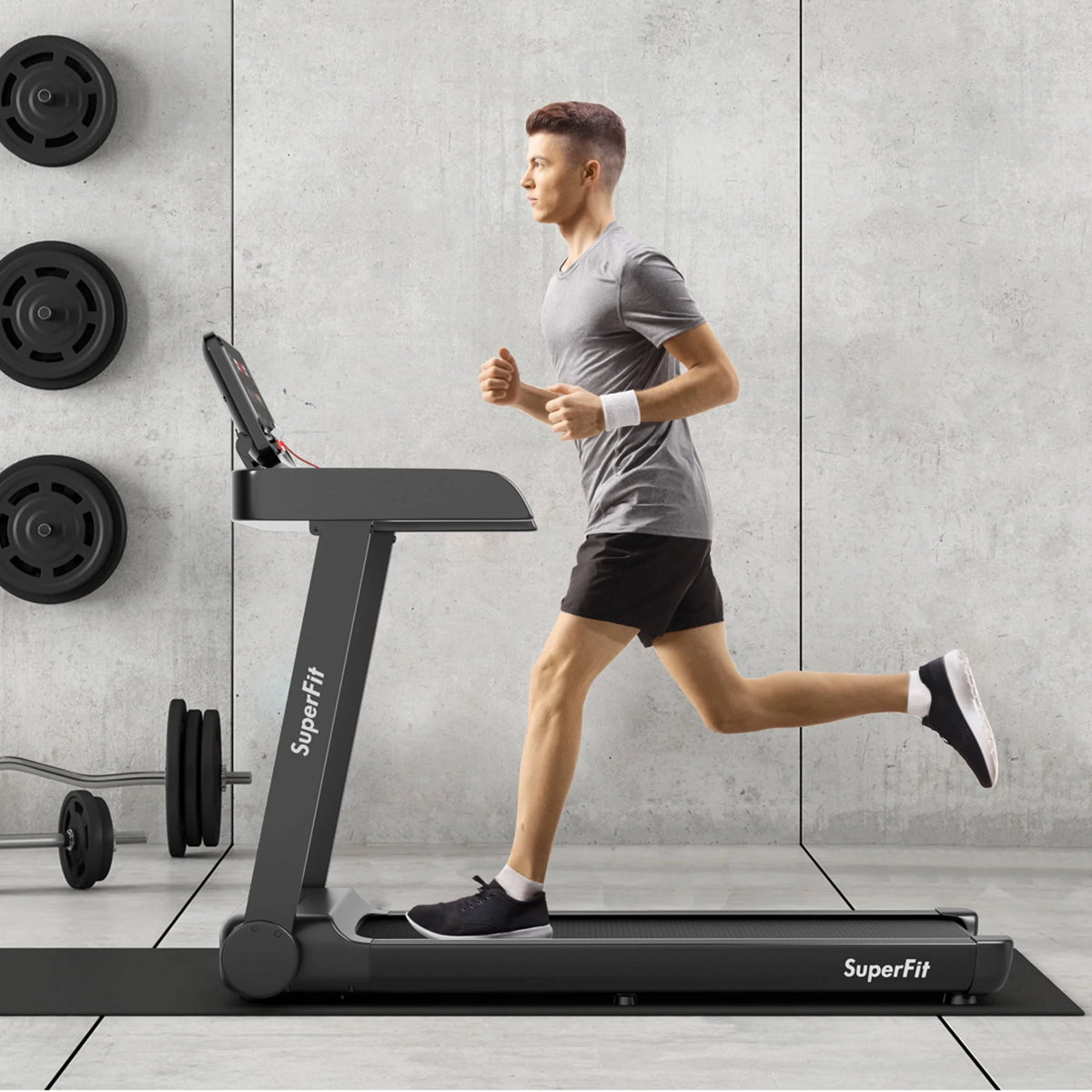Electric Motorized Treadmill with LED Display S495419