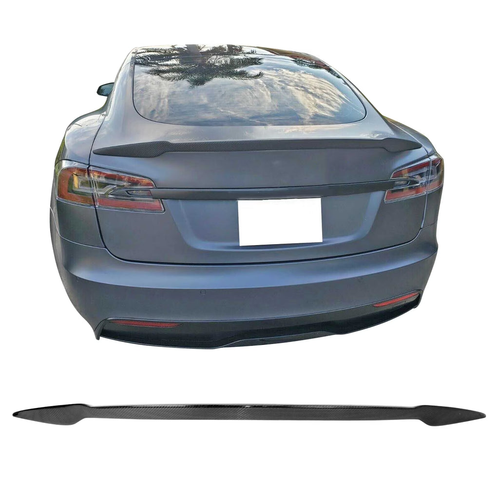Carbon Fiber Trunk Spoiler for Tesla Model S W973777