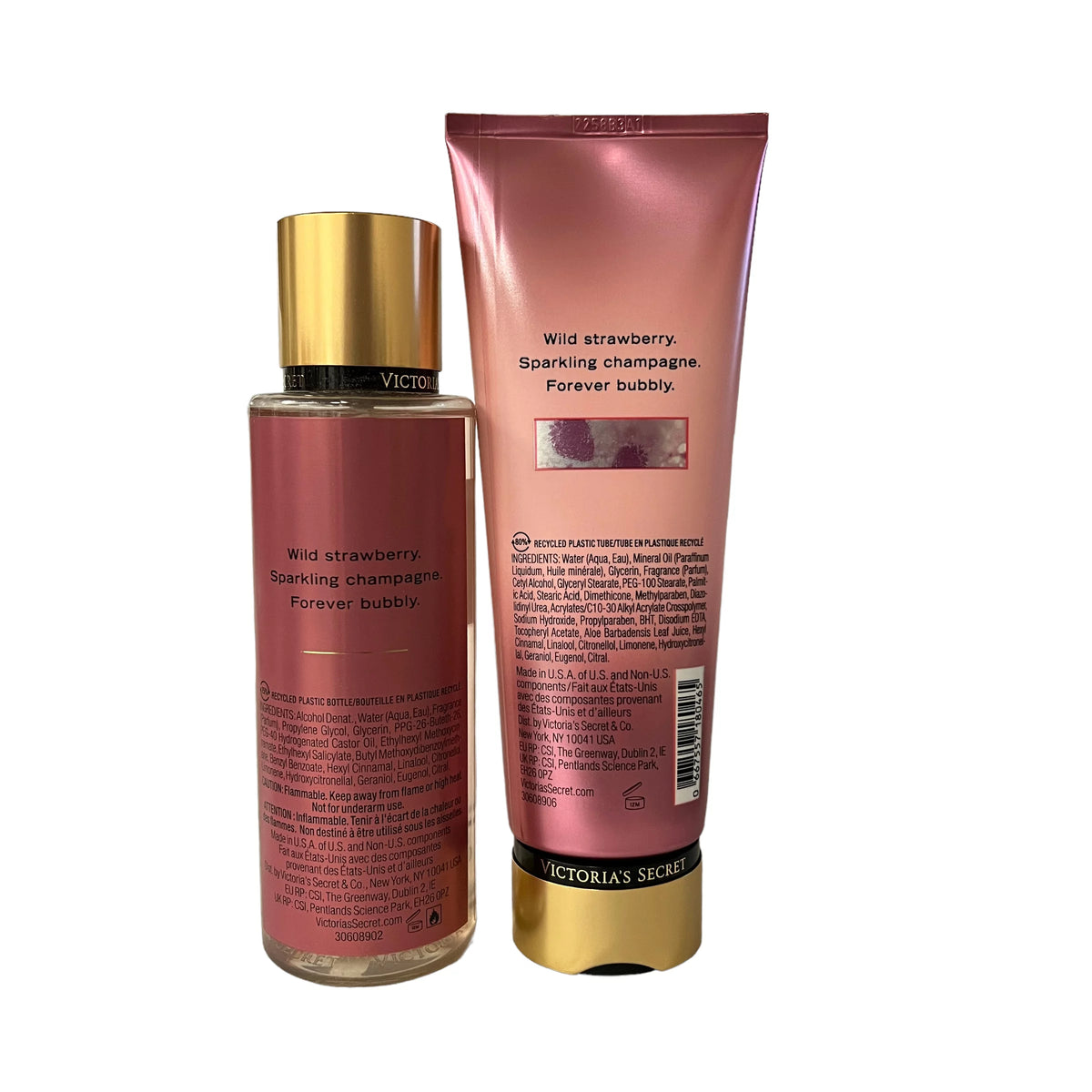 Strawberries & Champagne Mist and Body Lotion Set G730