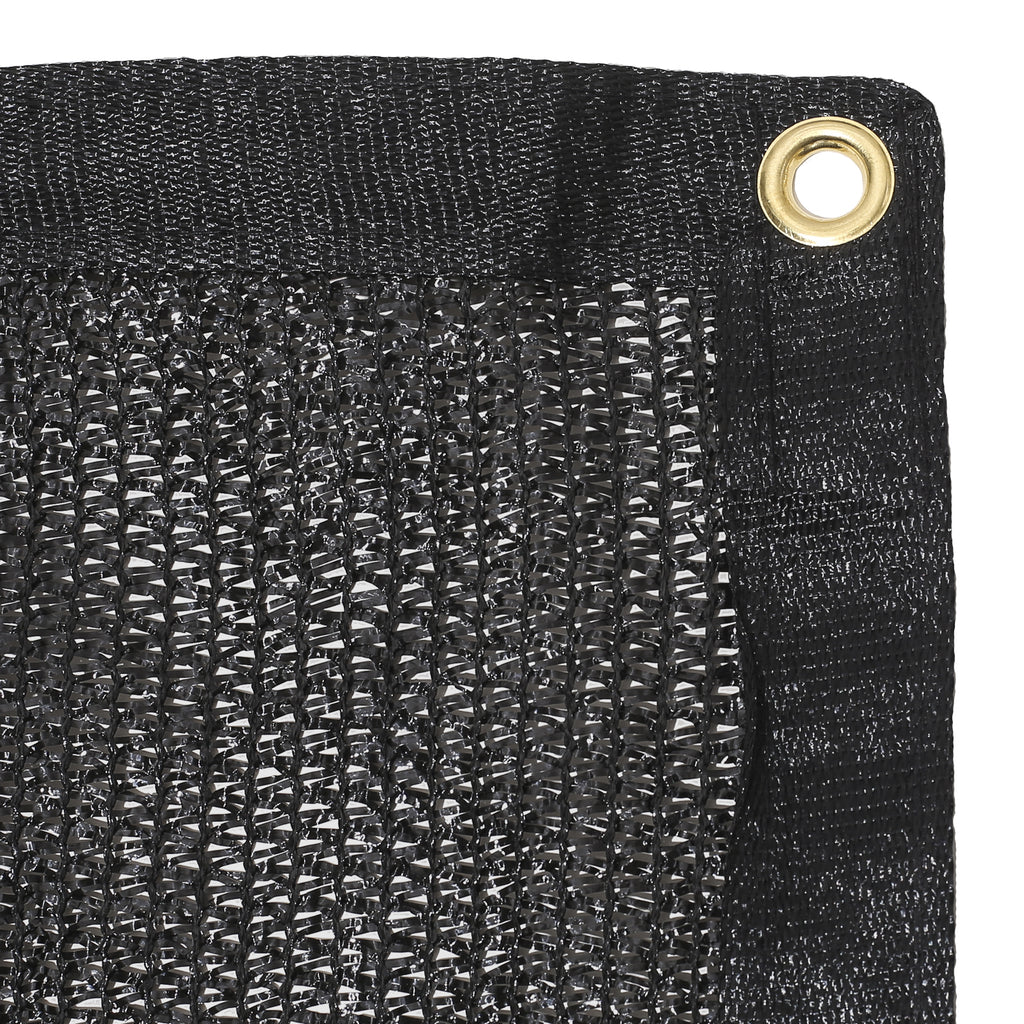 Black 10 ft x 20 ft Shade Cloth with Grommets I727