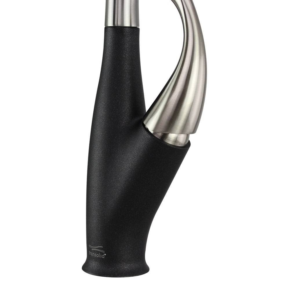 Luxe Stainless/Cafe Latte Pull-Down Kitchen Faucet U541