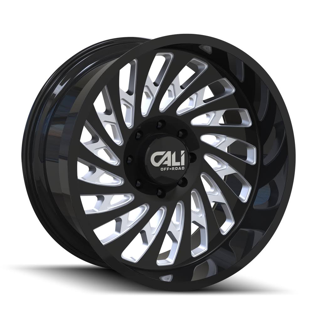 Black Milled 20x12 6x135 Wheel N81462