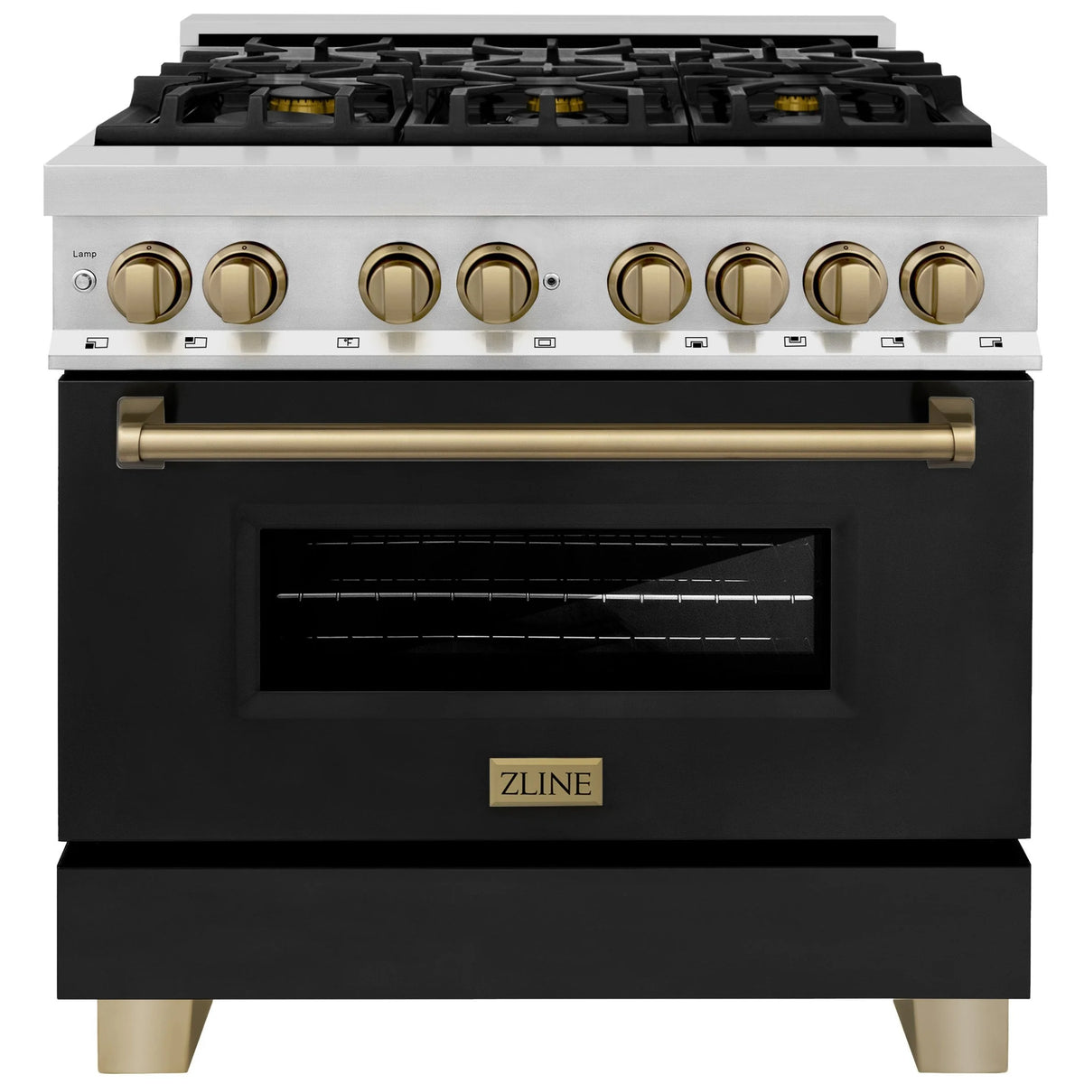 36 4.6 cu. ft. Dual Fuel Range with Black Matte Door B148835