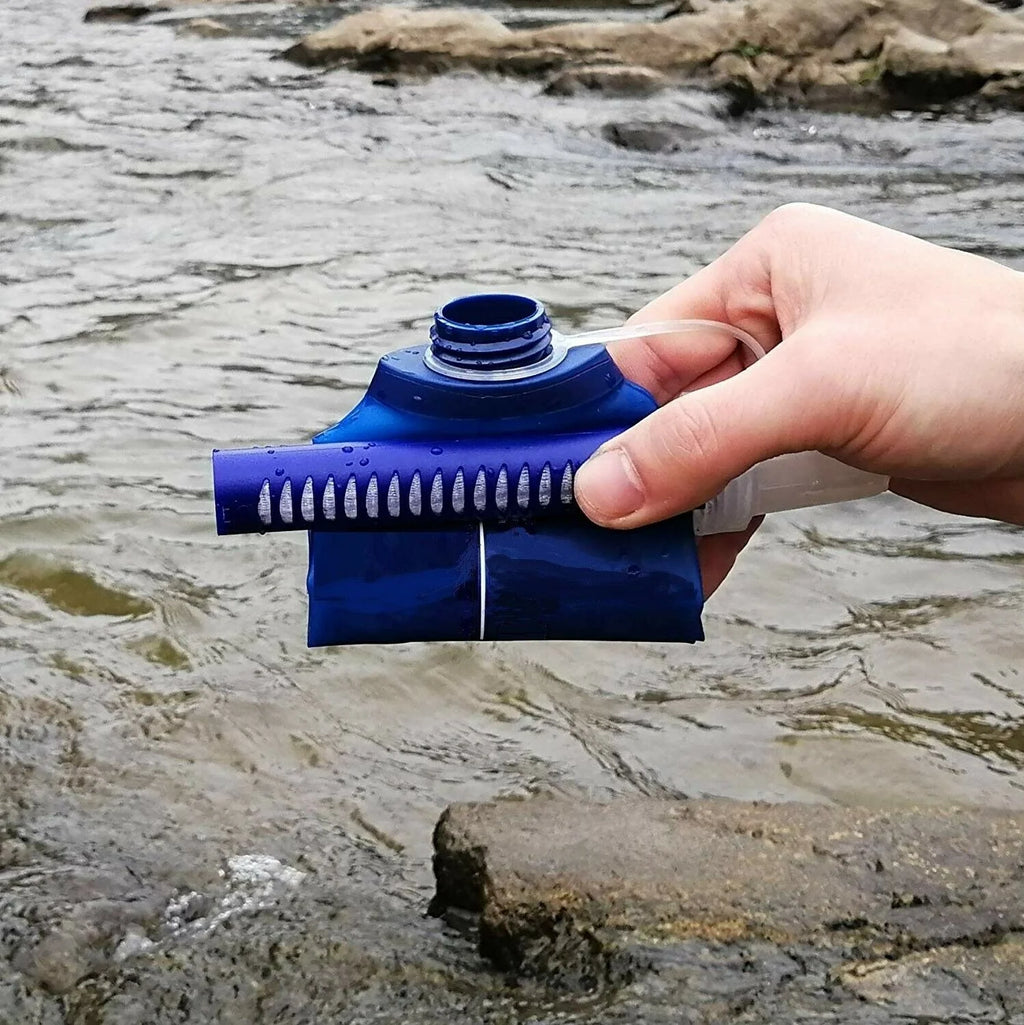 Blue Water Purifying Bottle 0.01 Membrane Filter G389716