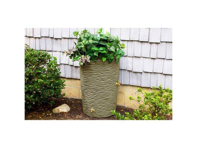 Khaki 50 Gallon Rain Saver Barrel X3023