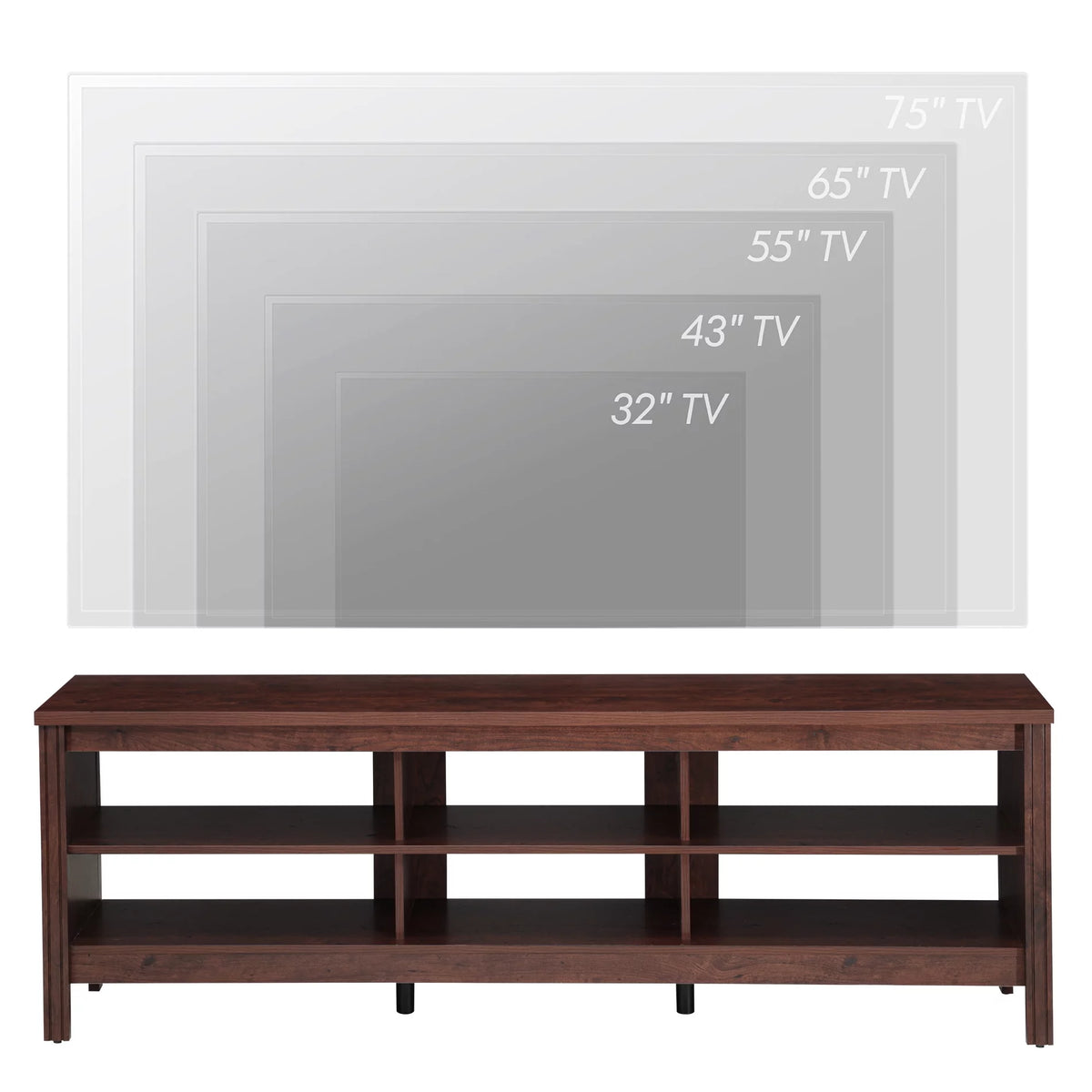 Brown Wood TV Stand Q5944