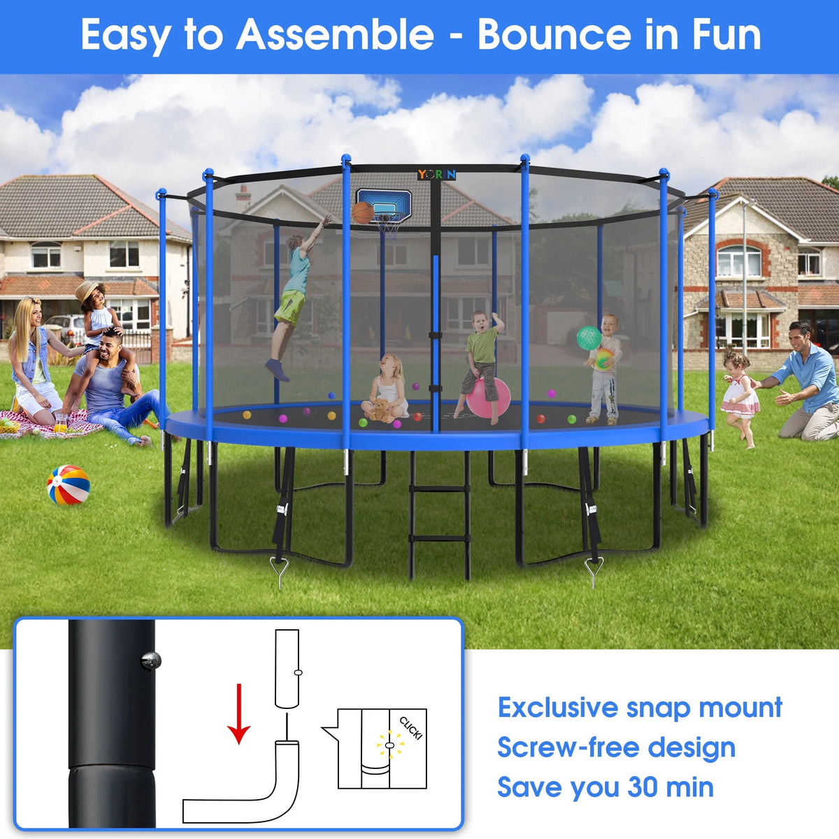 15' Trampoline X8280