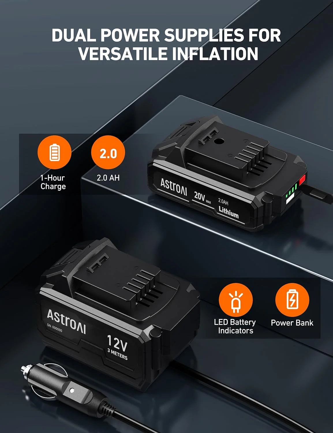 Cordless Car Air Pump 160 PSI I998506