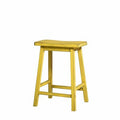 Antique Yellow Counter Stool O696