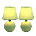 Mini Ceramic Globe Table Lamp 2 Pack I260884