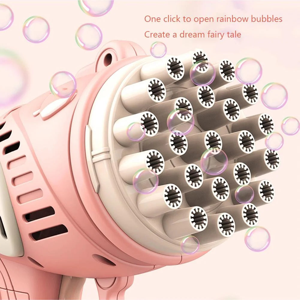 23 Holes Bubble Machine Bubble Blower Maker Toy D94181
