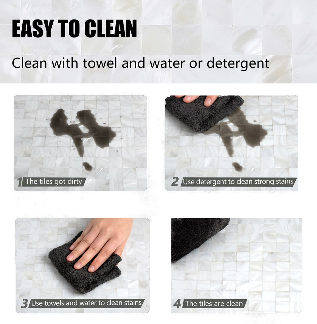 Peel and Stick Mosaic Shell Backsplash Tile I466