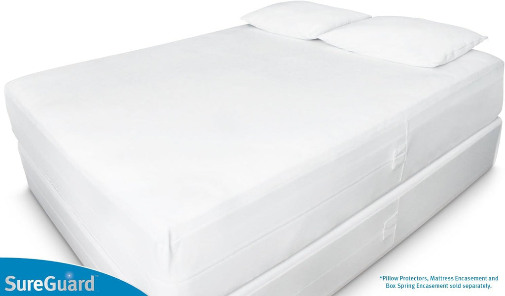 Split King Size 100% Waterproof Zippered Box Spring Encasement Pack U74076