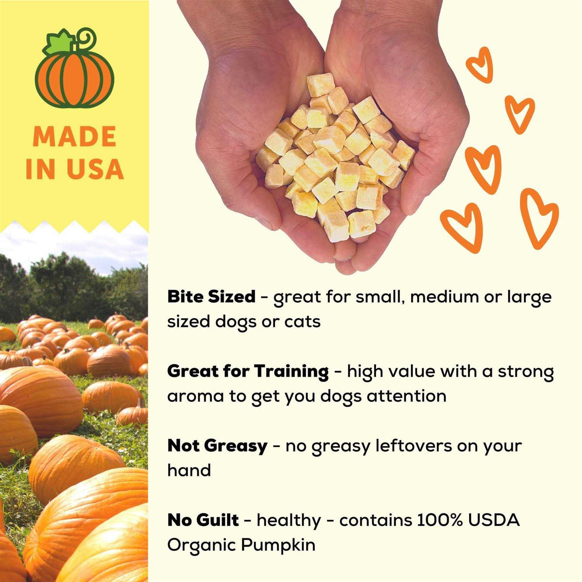 Organic Freeze-Dried Dog & Cat Treats W4732