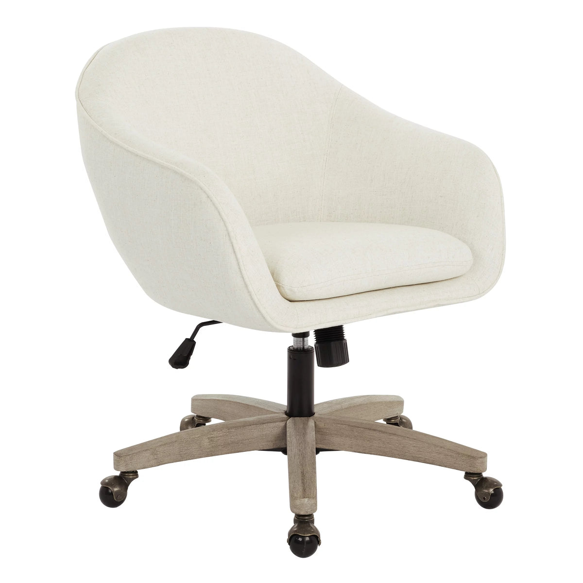 Dove Grey Plush Office Chair S628608