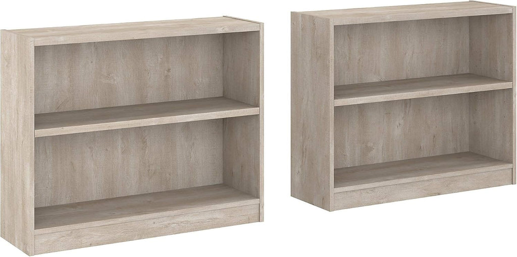 2 Shelf Bookcase Set of 2 in Royal Oak R19736