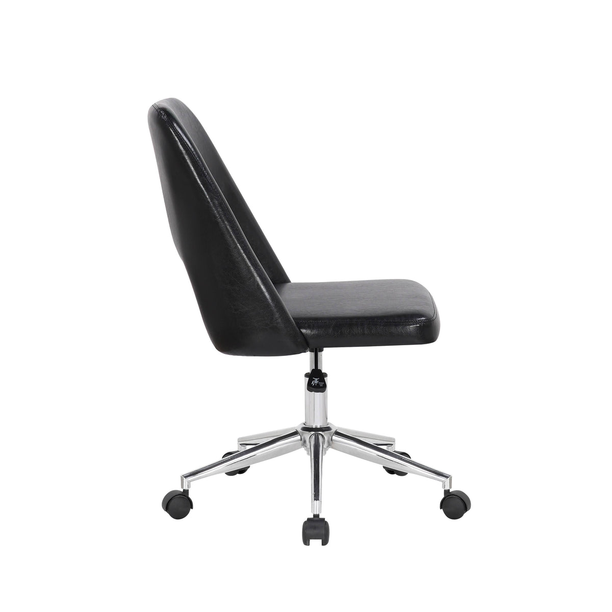White Fabric Office Task Chair Q732