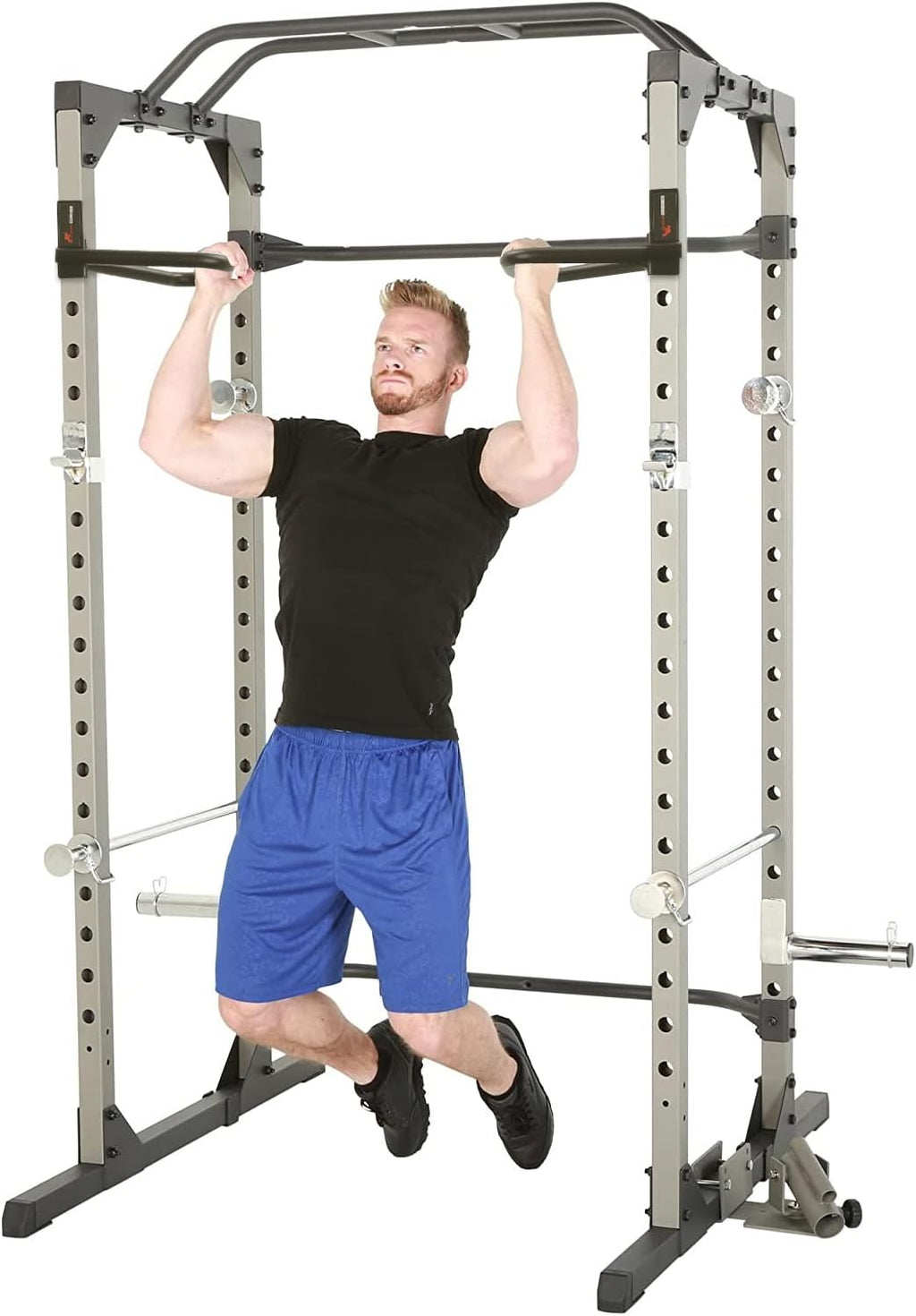 Set of 2 Barbell Rack Holders Dip Grip Handles C341