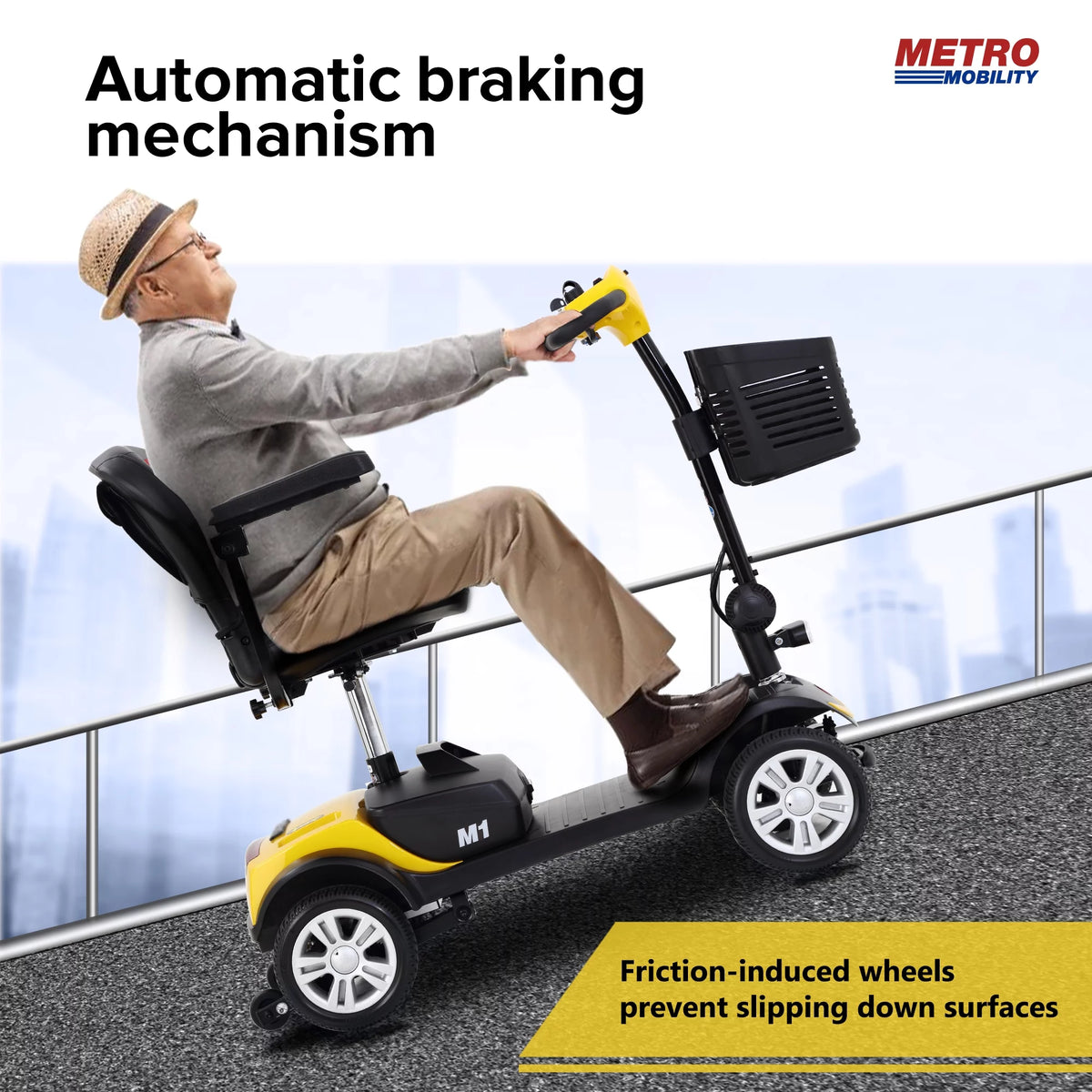 Heavy Duty 4 Wheel Mobility Scooter with Swivel Seat W603298