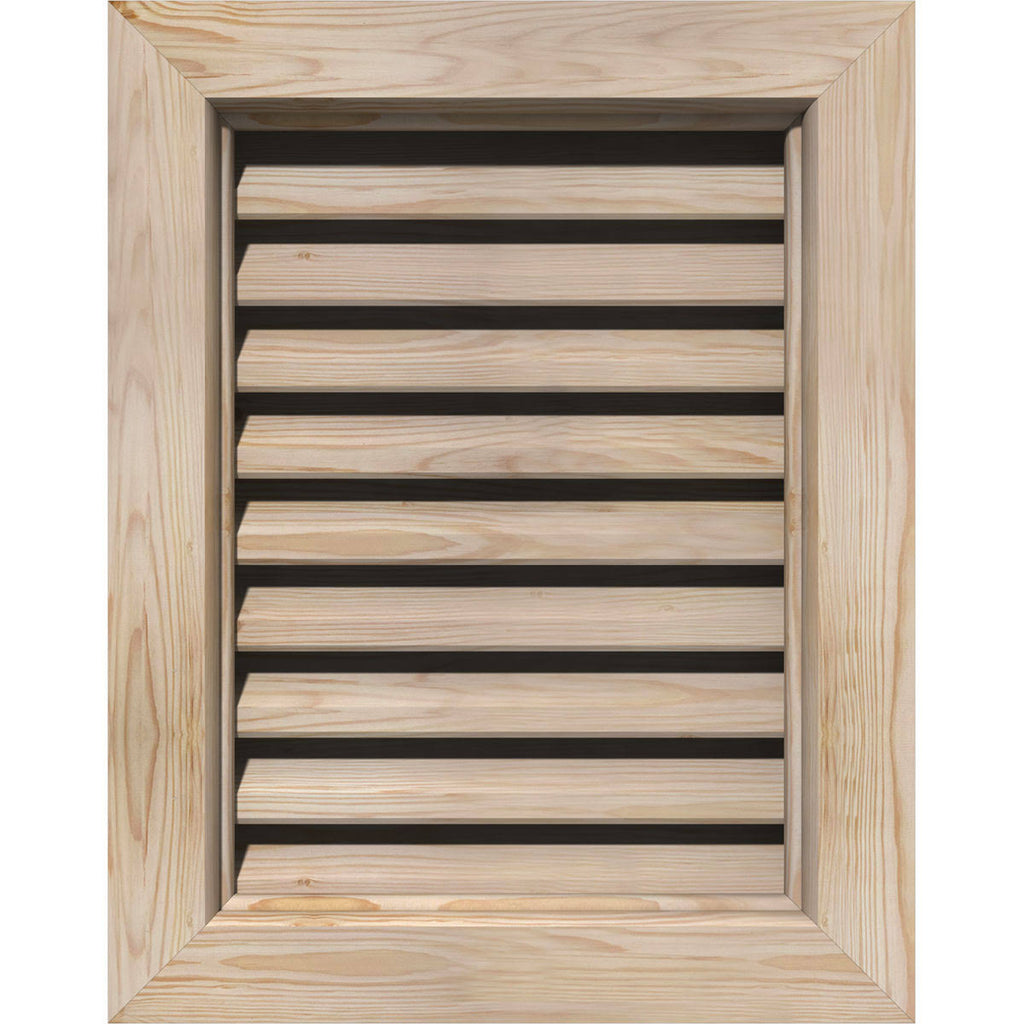 Primed Smooth Vertical Gable Vent U11697