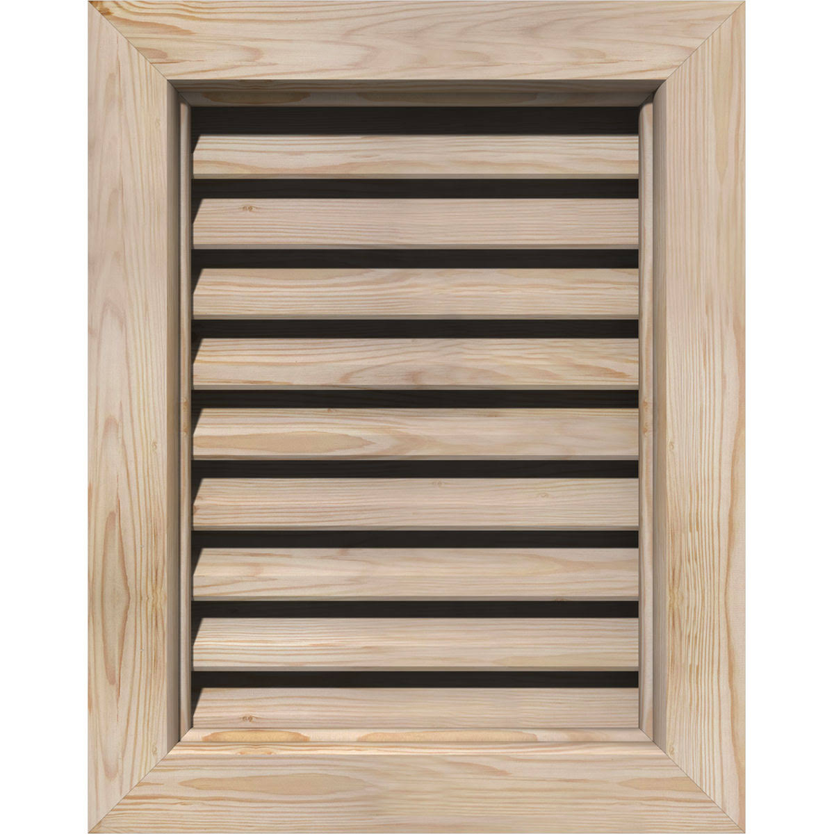 Primed Smooth Vertical Gable Vent U11697