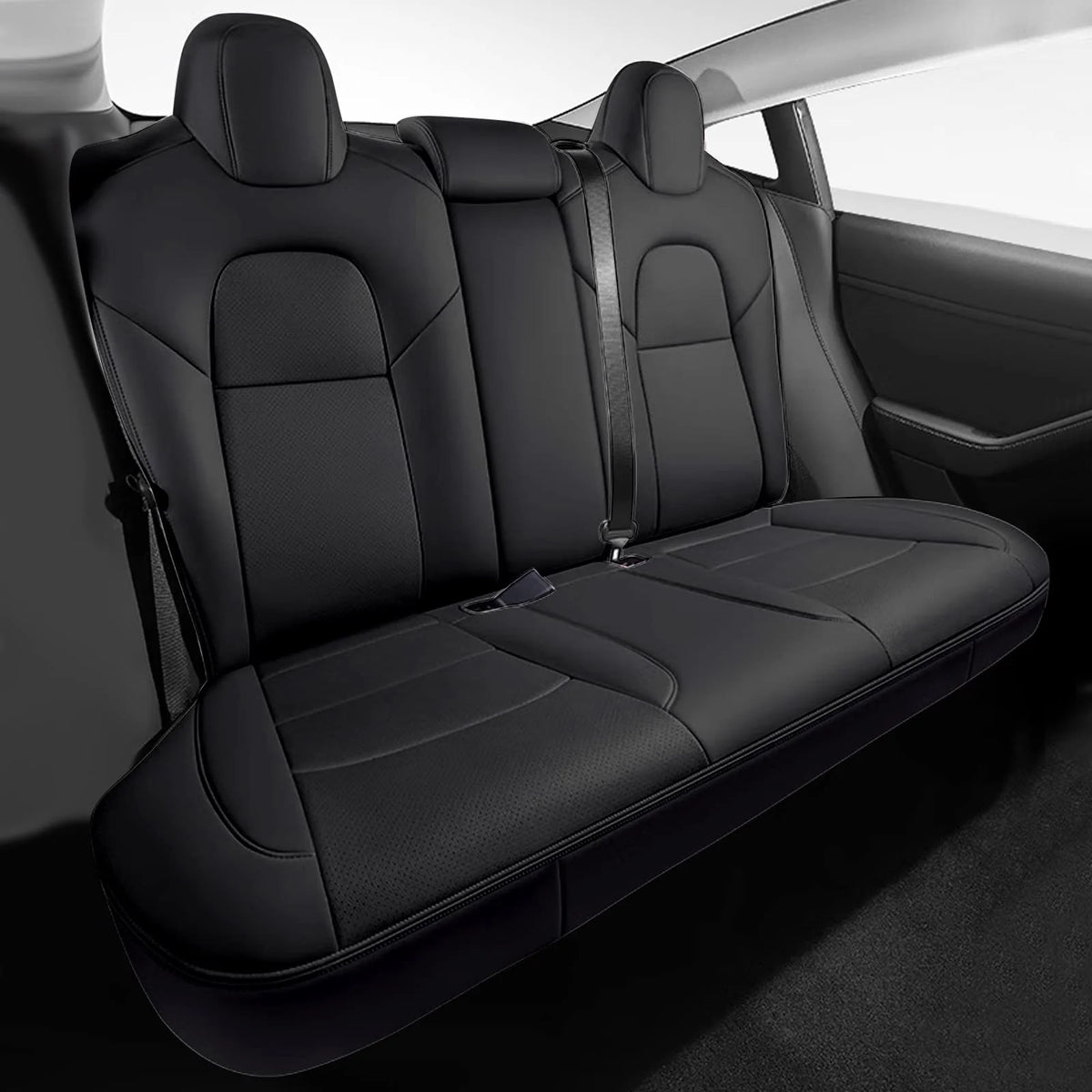 Black Waterproof Full Set Seat Covers N6682