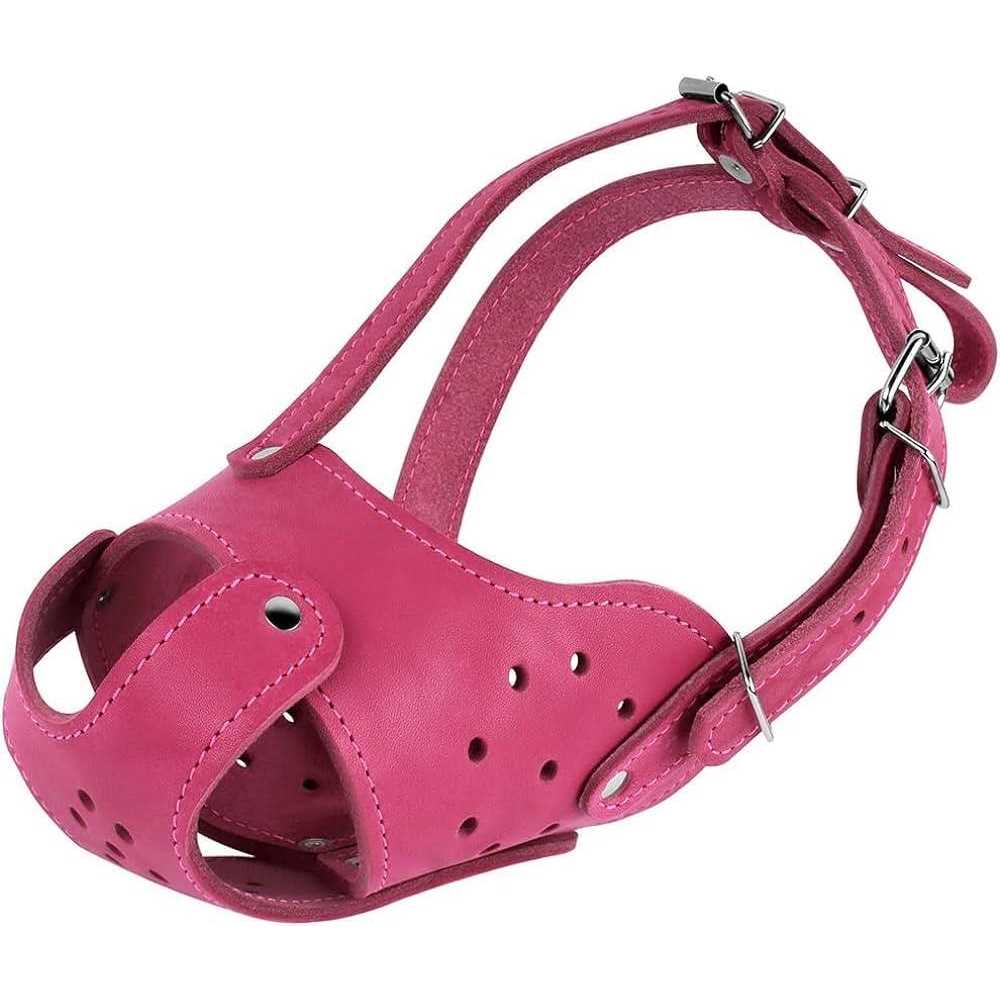 Dog Muzzle Basket Genuine Leather U727