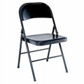 Black Metal Folding Chair F587