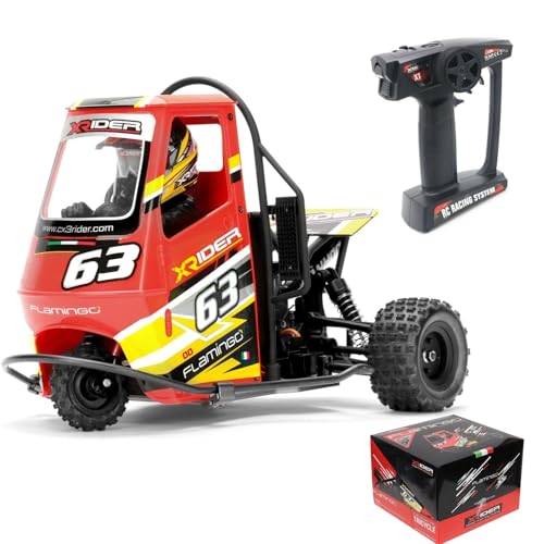 2 in 1 High Speed RC Car Electric Tricycle Motorcycle RTR Drift Yellow U624214