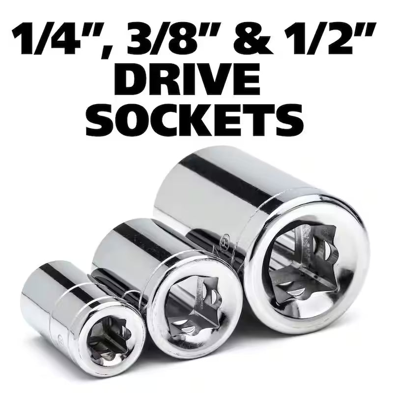 1/4 in., 3/8 in., and 1/2 in. Drive Mechanics Tool Set (605-Piece) W713