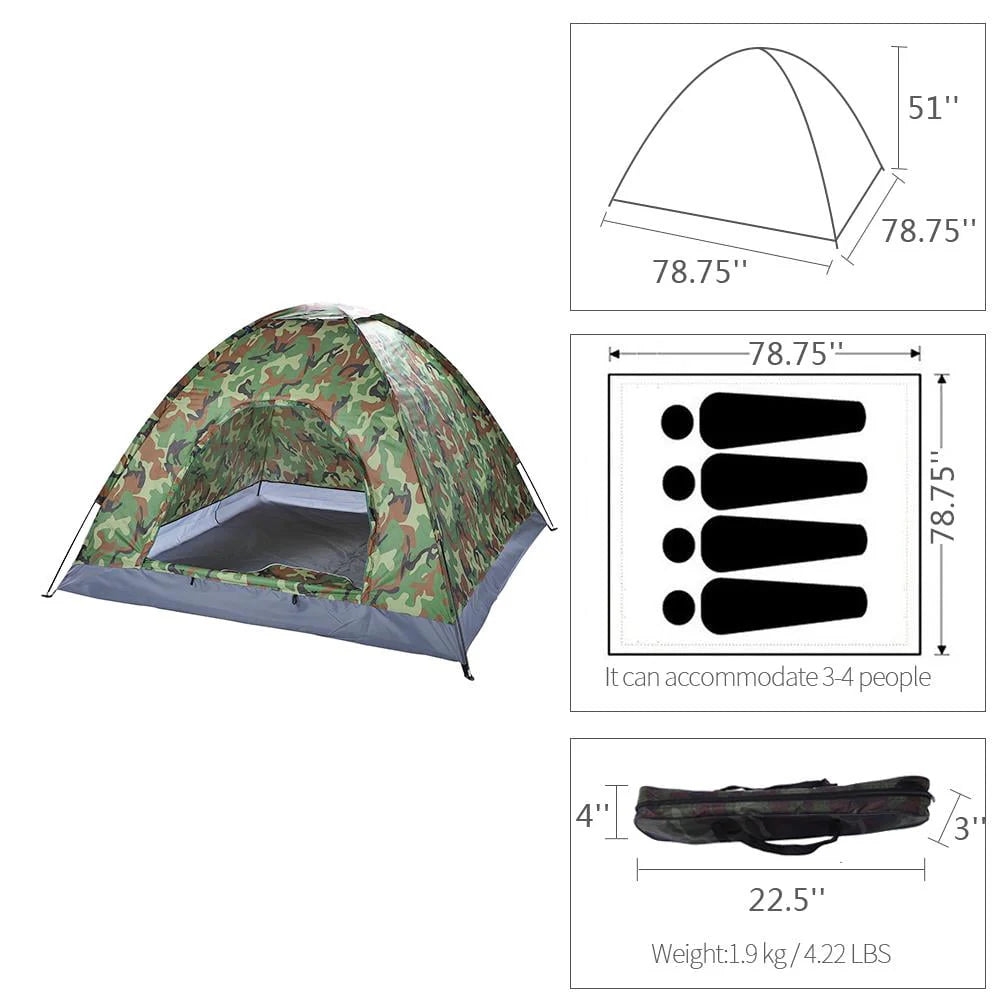 3 Person Camping Tent L156
