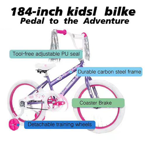 18 in. Kids Bike with Training Wheels E22364
