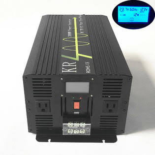 3000W 24V to 120V 60Hz Off Grid Pure Sine Wave Power Inverter T172744
