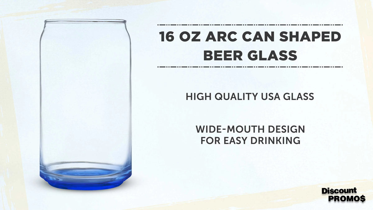 Blue 16 oz Glassware Set of 10 J7423