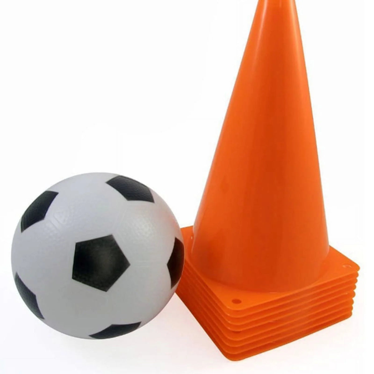 10 Pcs Traffic Cones 7 Inch Multipurpose Cones for Football Training T7172