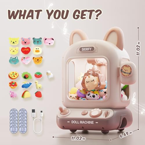 Mini Claw Machine with 32 Mini Toys Y92236