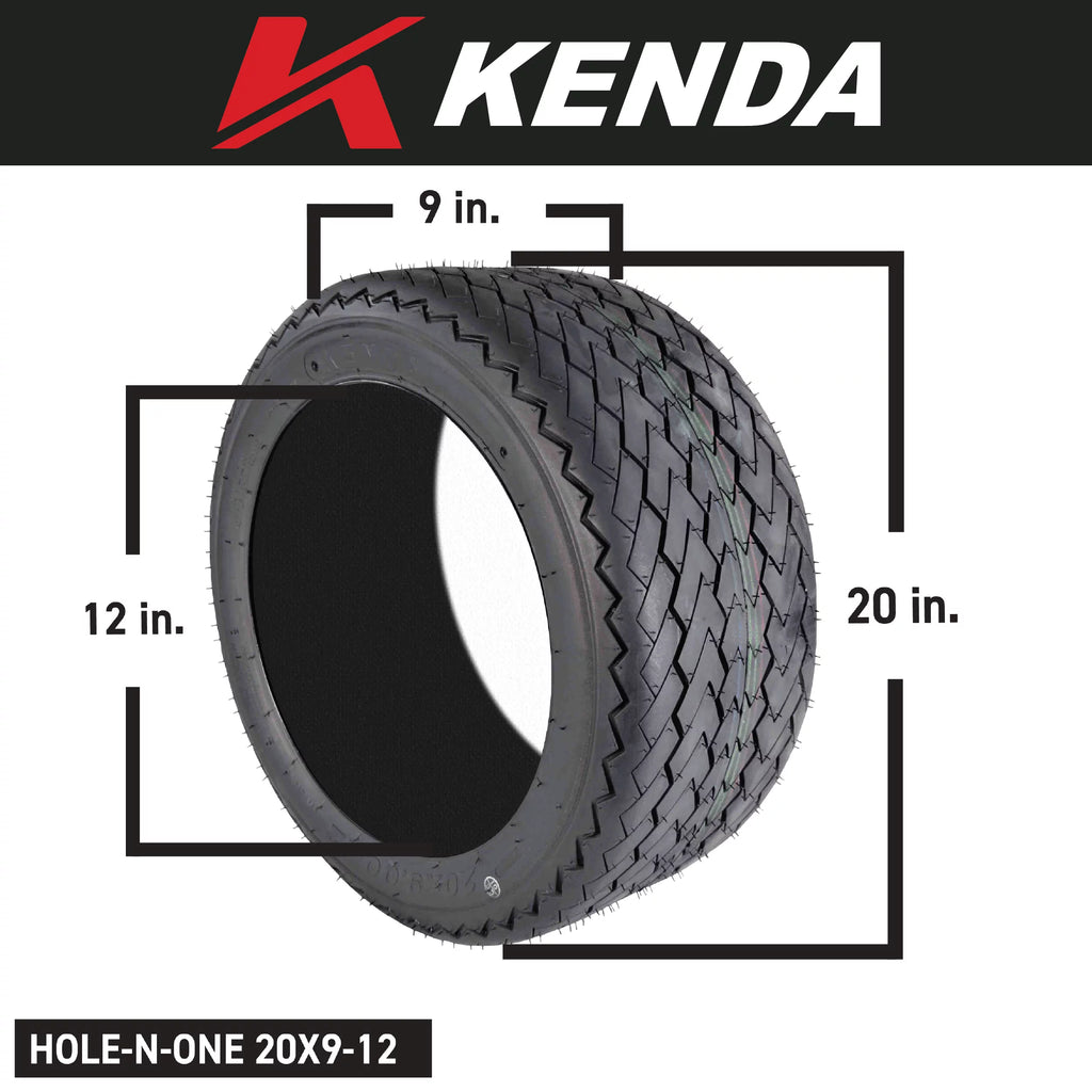 20x9-12 6 Ply Tubeless Golf Cart Turf Tires 2 Pack B2757