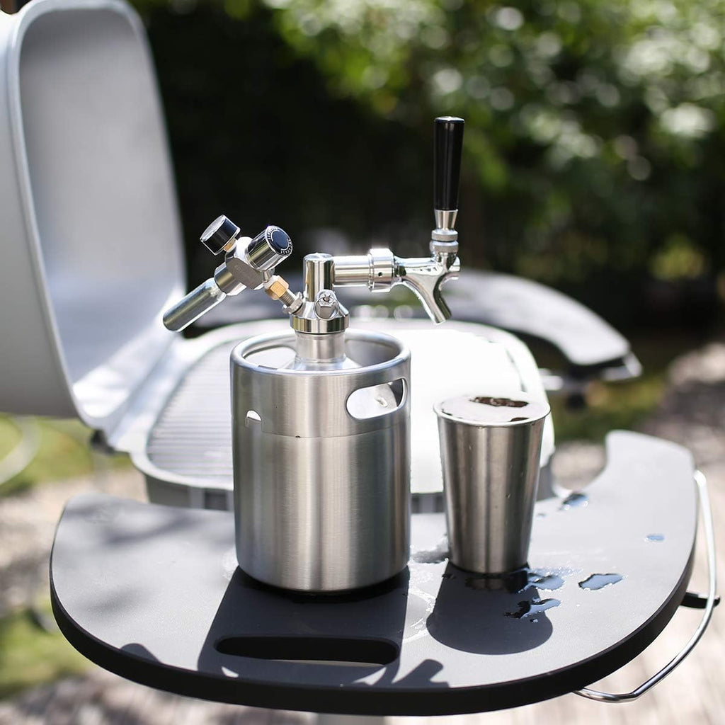 64oz Stainless Steel Pressurized Mini Keg Growler with Co2 Regulator Z232