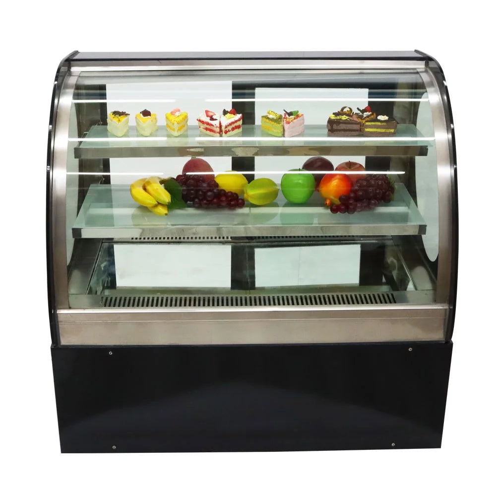 35" Curved Refrigerated Cake Display Cabinet O83700