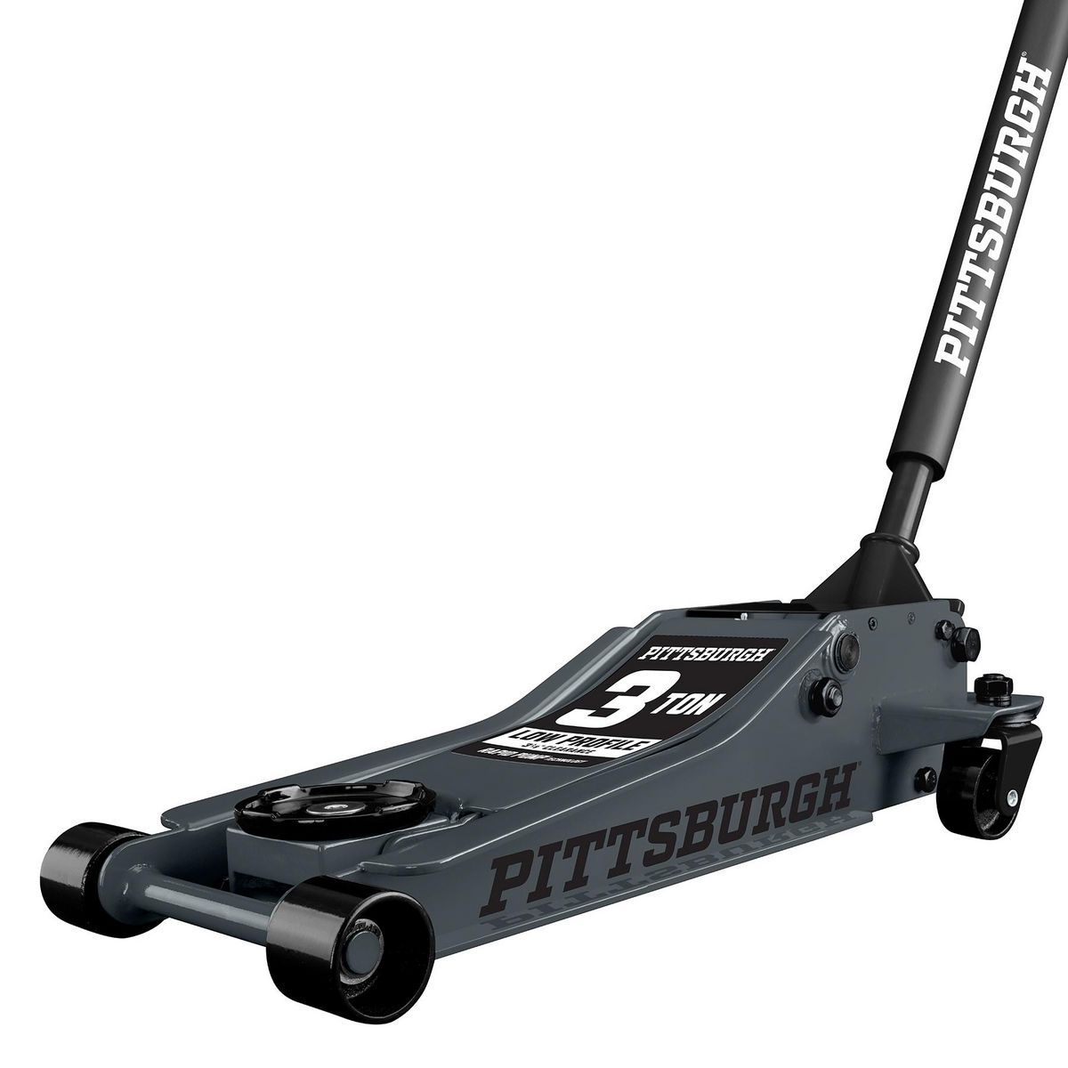 3 Ton Low-Profile Floor Jack with Rapid Pump, Slate Gray A32811