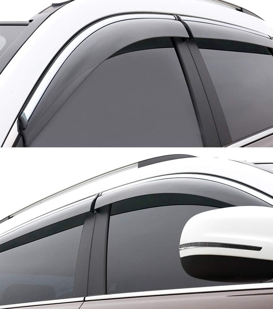 Car Window Visor Vent Shade Deflector Sun/Rain Guards P52897