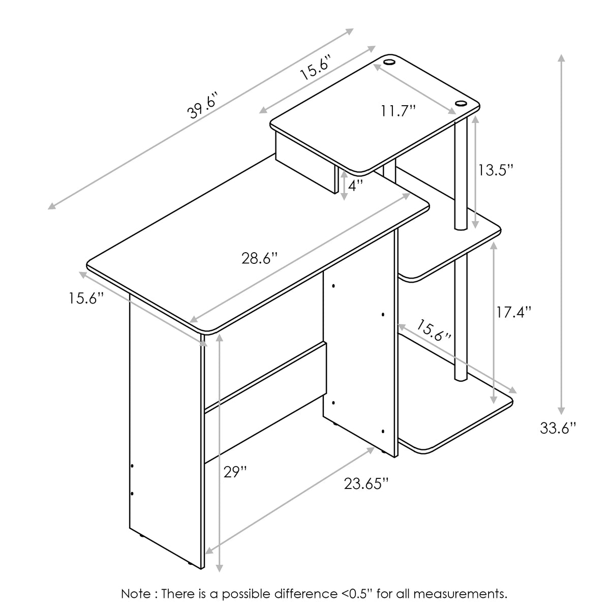 Computer Desk L48631