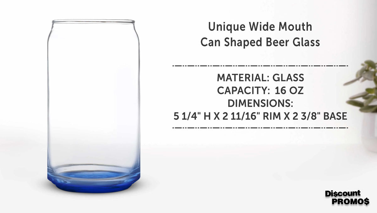 Blue 16 oz Glassware Set of 10 J7423